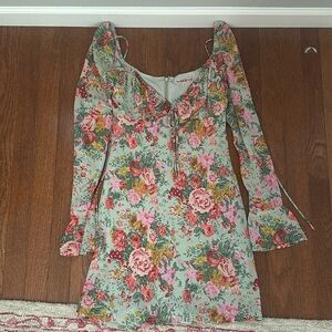 Floral mini dress